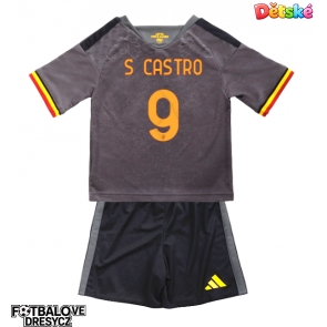 AS Roma Santiago Castro #9 Dětské Alternativní dres komplet 2026-27 Krátký Rukáv (+ trenýrky)